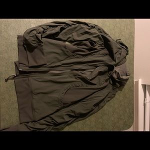 Lululemon olive green jacket - size 14